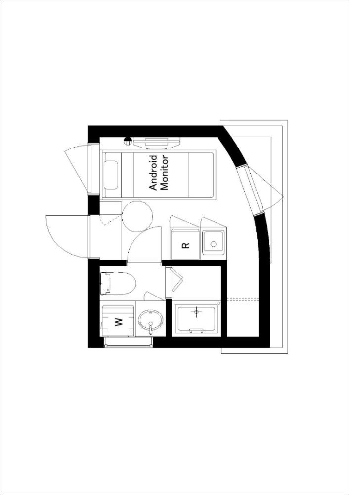 Entire room arrangement/ground plan 全体間取・平面図