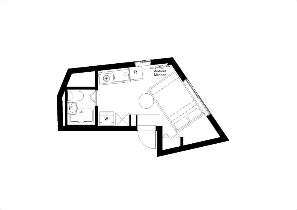 Entire room arrangement/ground plan　全体間取・平面図