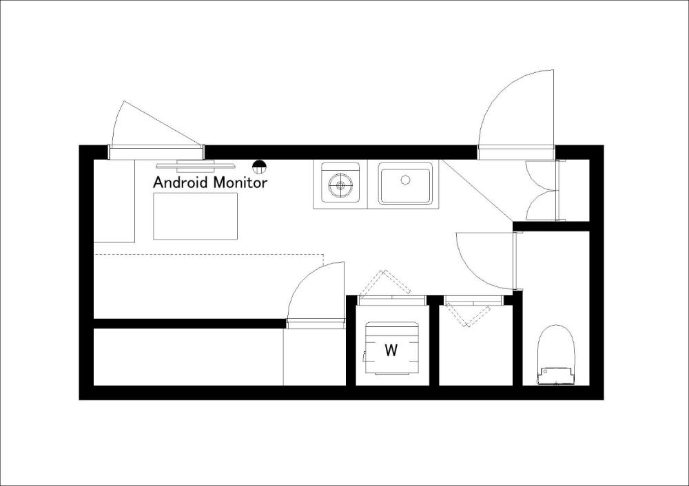 Entire room arrangement/ground plan　全体間取・平面図