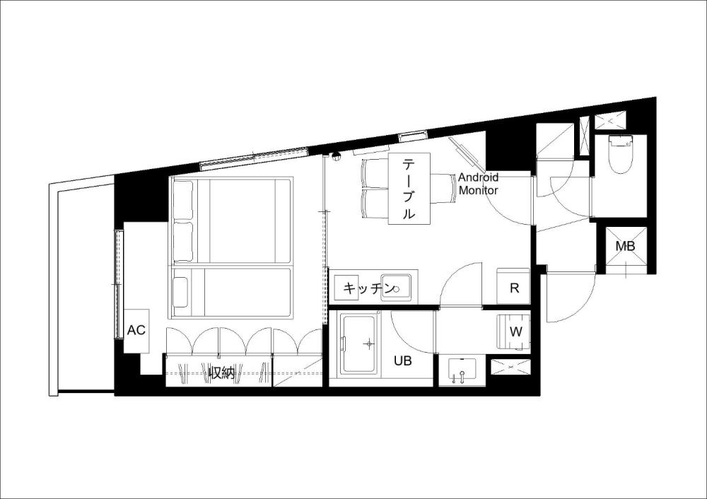 Entire room arrangement/ground plan 全体間取・平面図