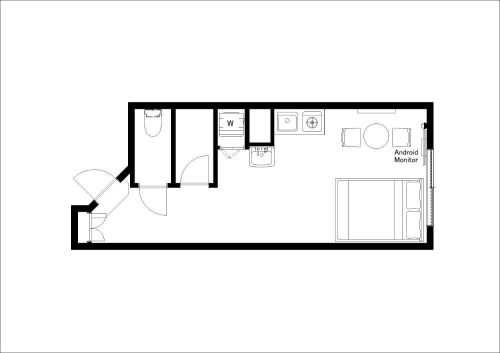 Entire room arrangement/ground plan 全体間取・平面図