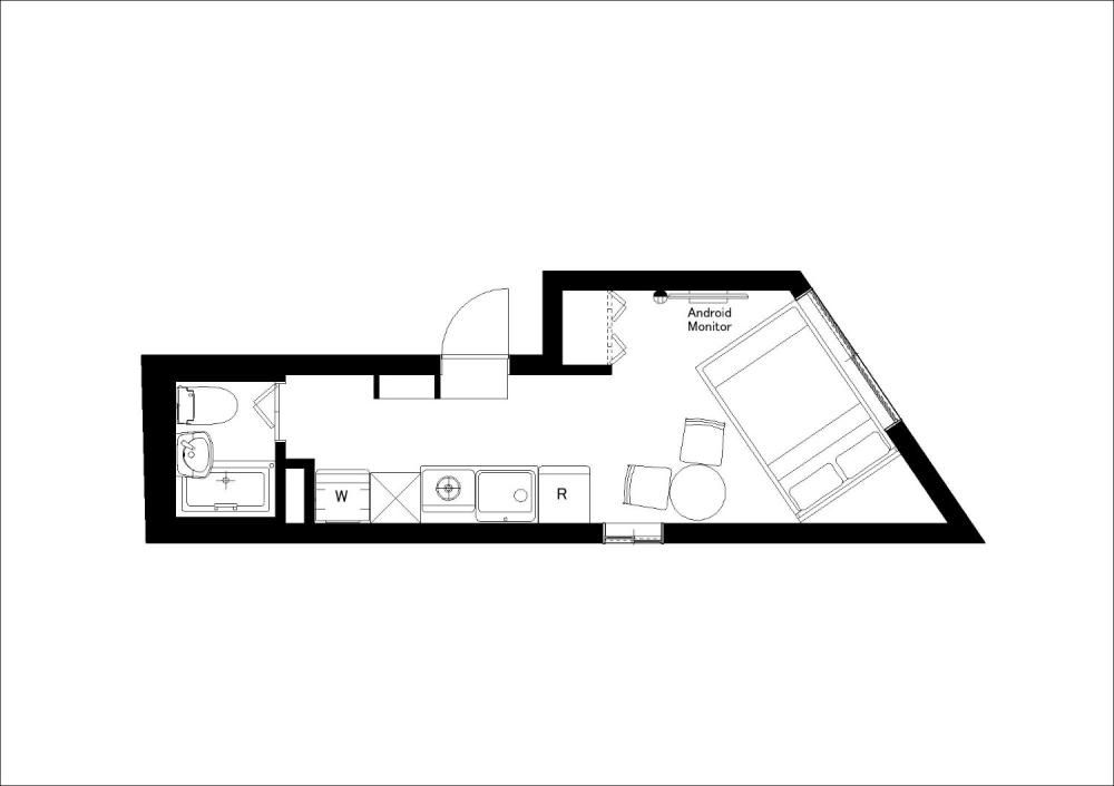Entire room arrangement/ground plan　全体間取・平面図