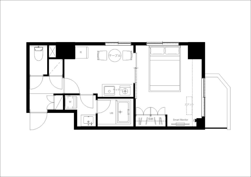 Entire room arrangement/ground plan　全体間取・平面図