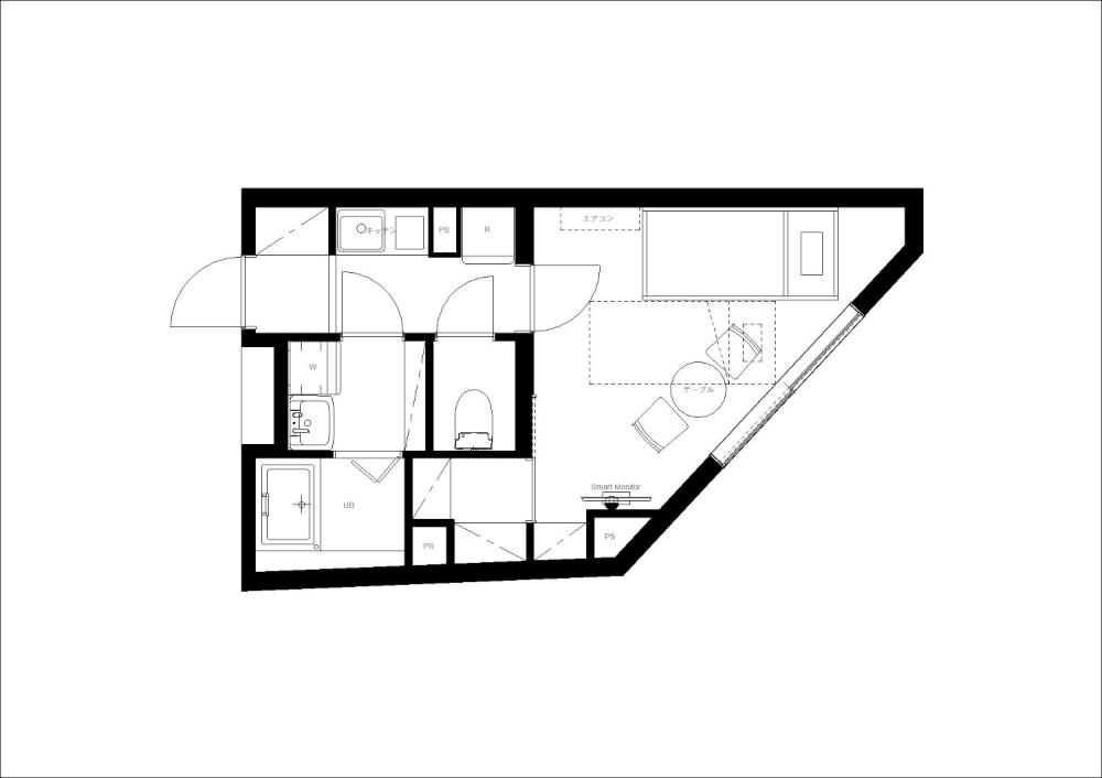 Entire room arrangement/ground plan　全体間取・平面図