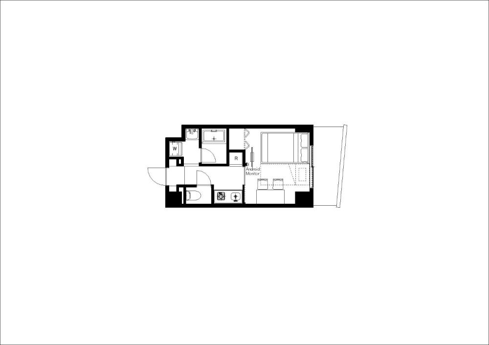 Entire room arrangement/ground plan 全体間取・平面図