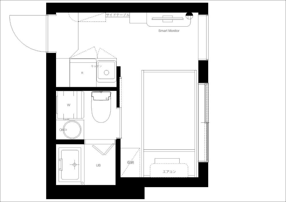 Entire room arrangement/ground plan　全体間取・平面図