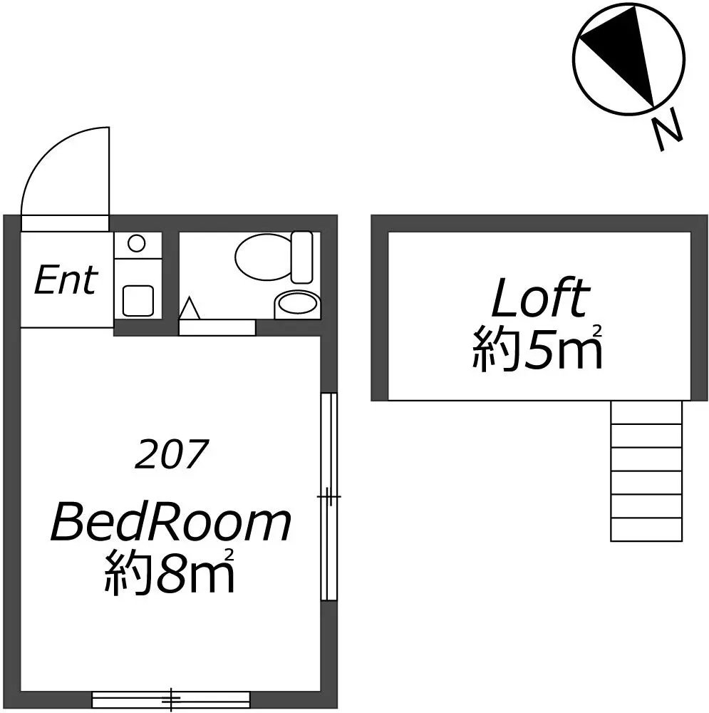 Entire room arrangement/ground plan　全体間取・平面図