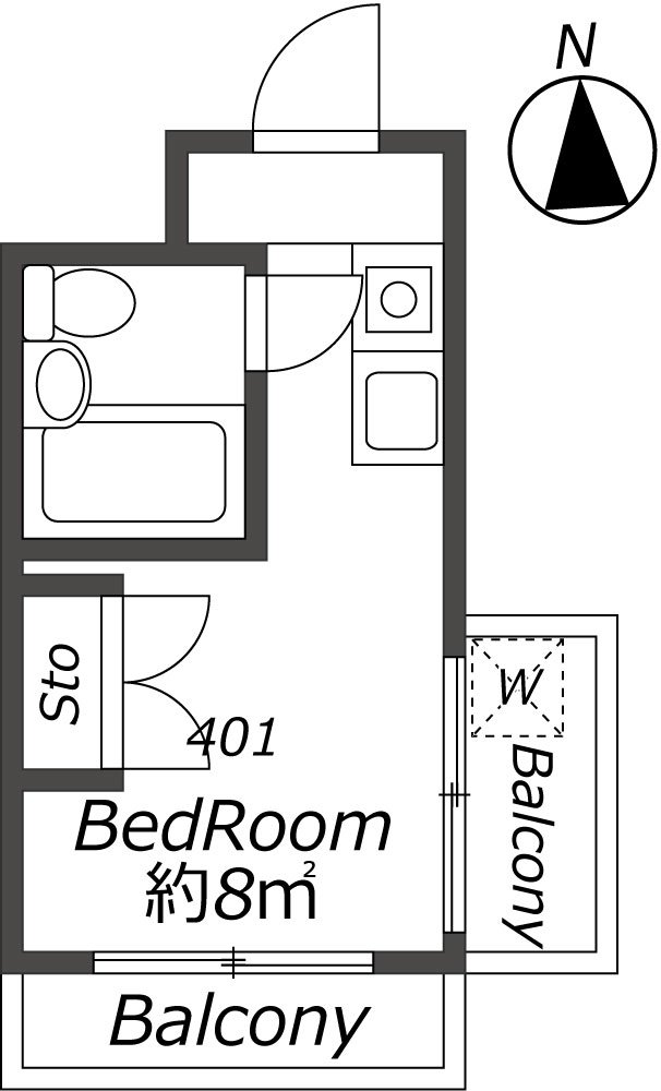 Entire room arrangement/ground plan 全体間取・平面図