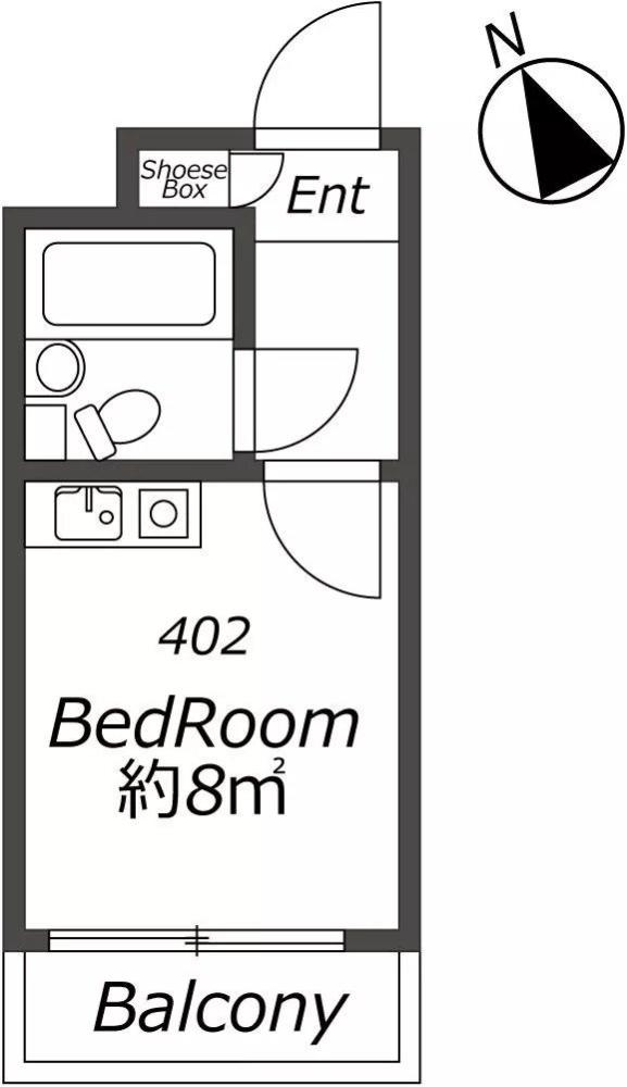 Entire room arrangement/ground plan 全体間取・平面図