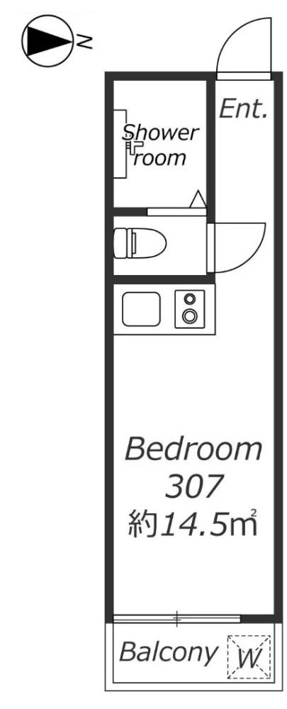Entire room arrangement/ground plan　全体間取・平面図