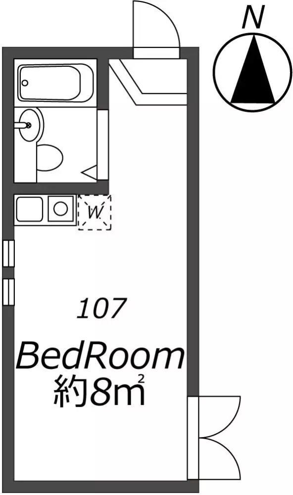 Entire room arrangement/ground plan　全体間取・平面図