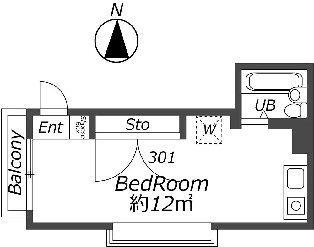 Entire room arrangement/ground plan 全体間取・平面図