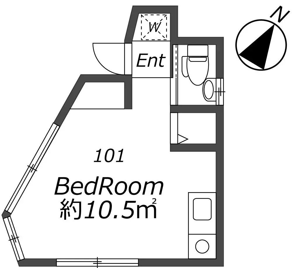 Entire room arrangement/ground plan　全体間取・平面図