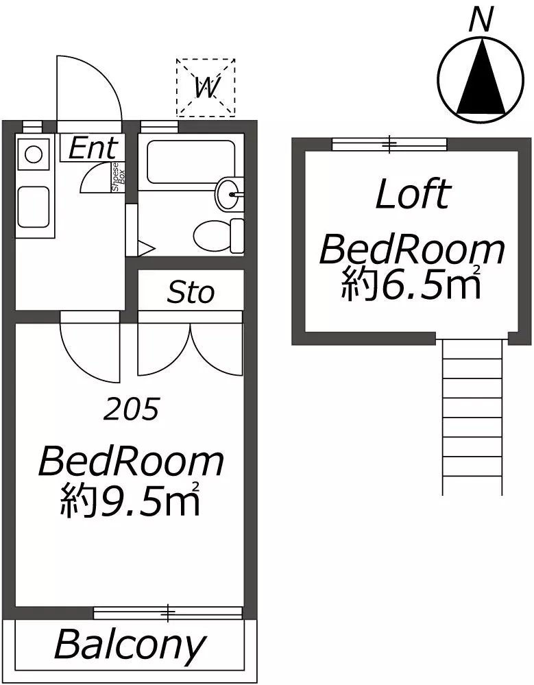 Entire room arrangement/ground plan　全体間取・平面図