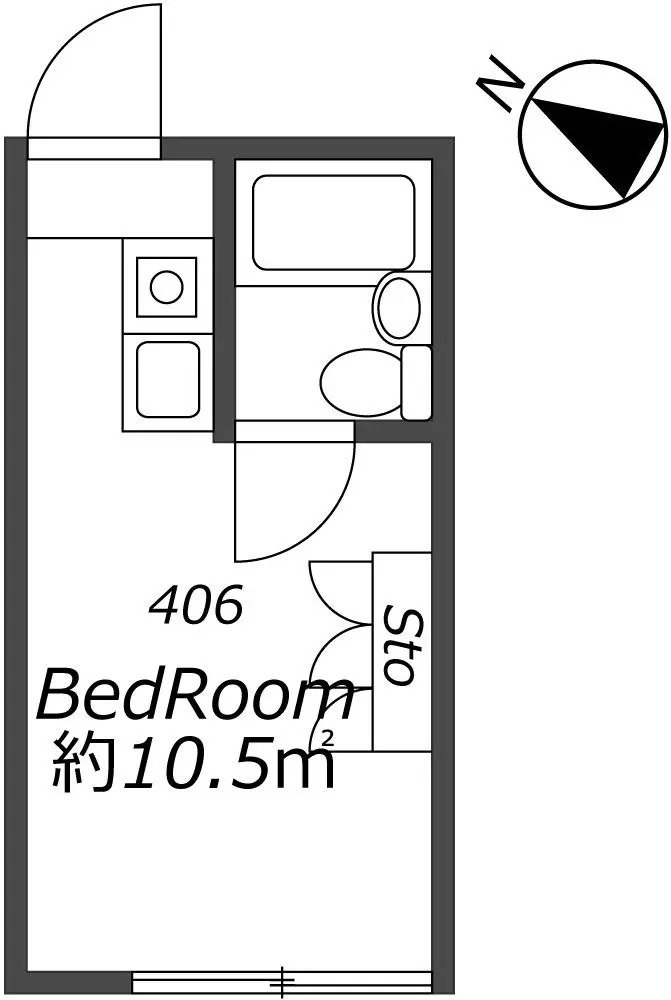 Entire room arrangement/ground plan 全体間取・平面図