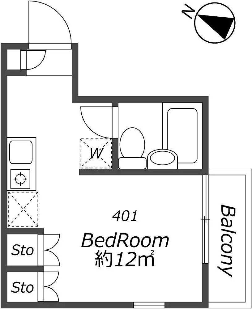 Entire room arrangement/ground plan　全体間取・平面図