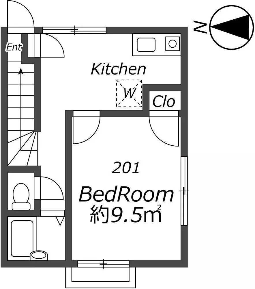 Entire room arrangement/ground plan 全体間取・平面図