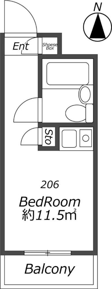 Entire room arrangement/ground plan 全体間取・平面図