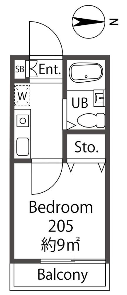 Entire room arrangement/ground plan　全体間取・平面図