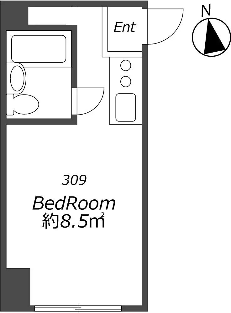 Entire room arrangement/ground plan 全体間取・平面図