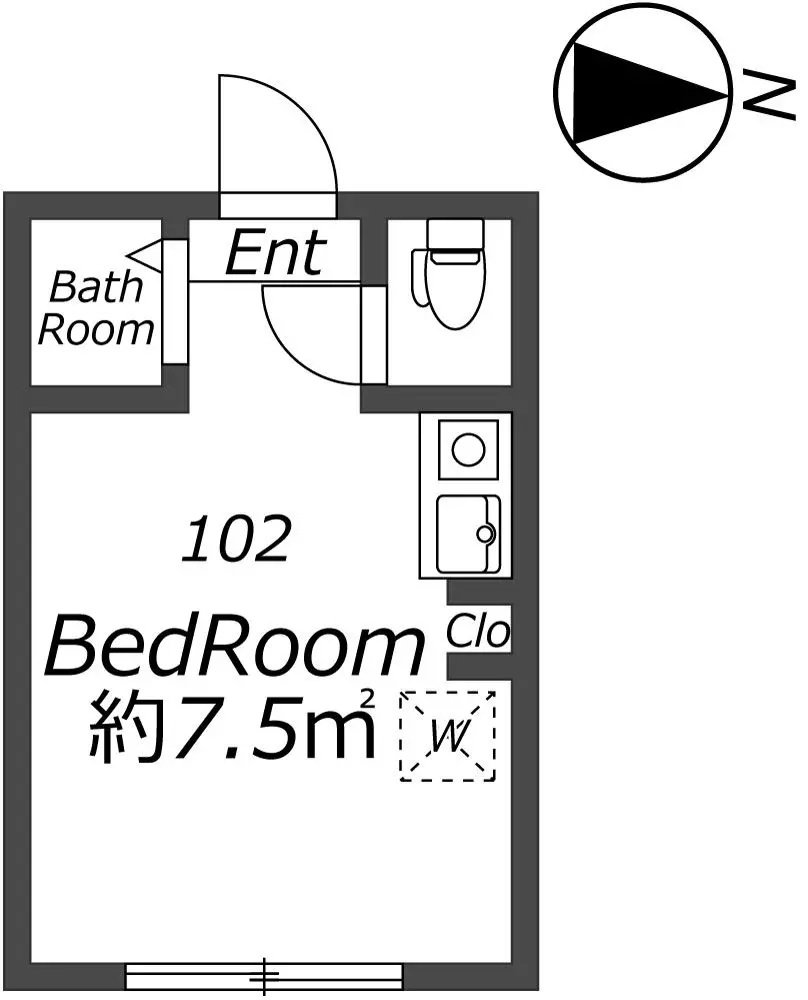 Entire room arrangement/ground plan 全体間取・平面図