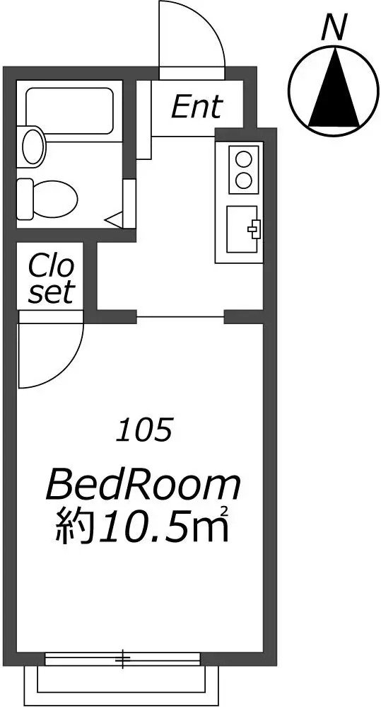 Entire room arrangement/ground plan 全体間取・平面図