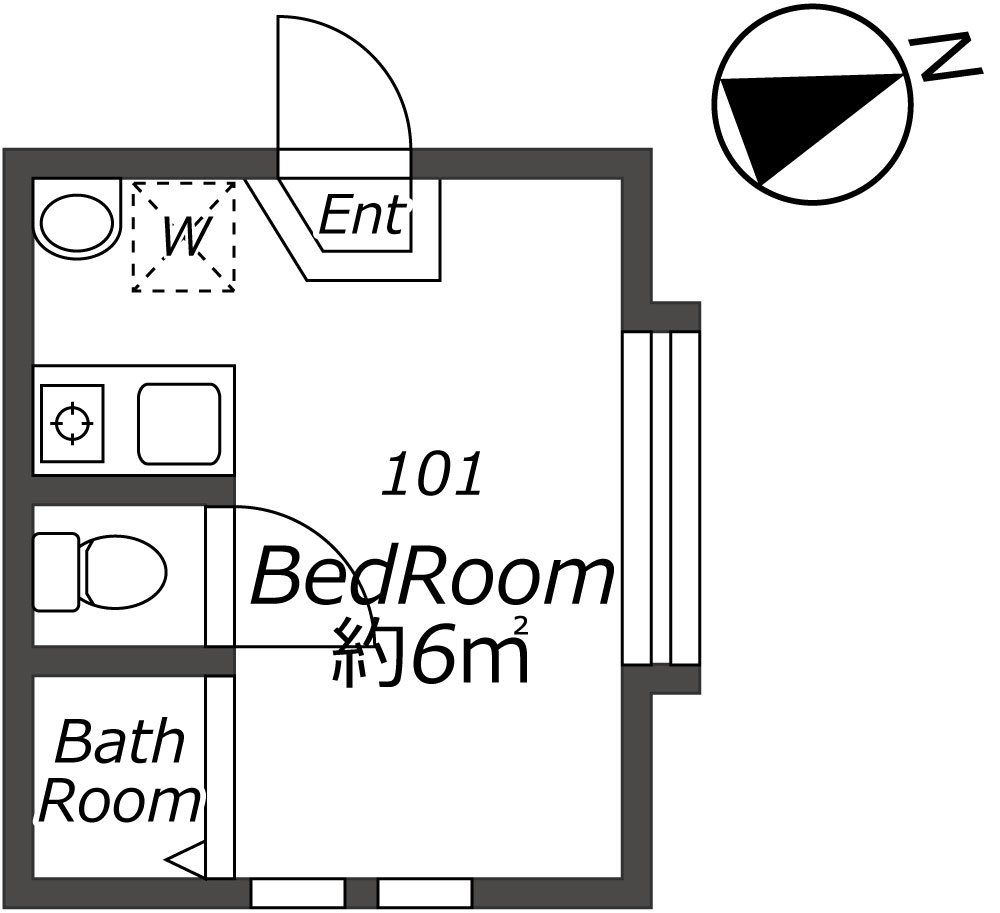 Entire room arrangement/ground plan　全体間取・平面図