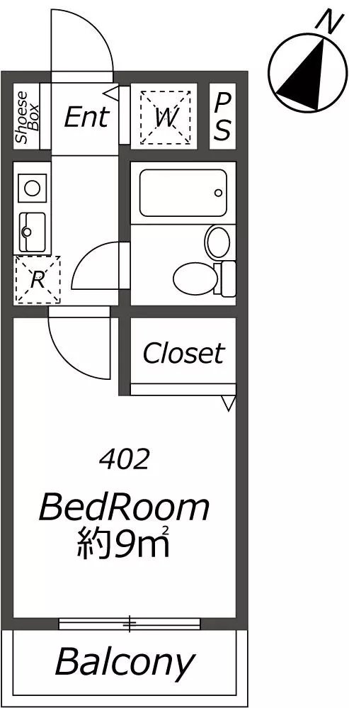 Entire room arrangement/ground plan 全体間取・平面図