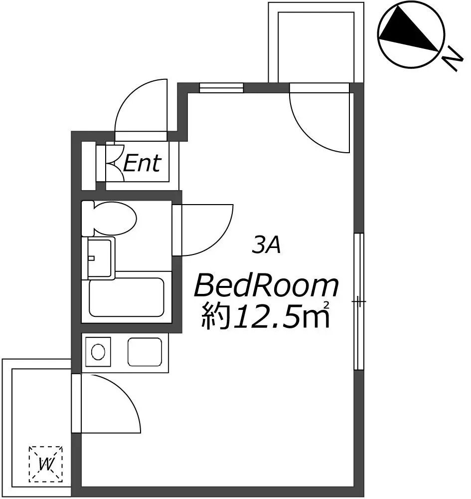 Entire room arrangement/ground plan 全体間取・平面図