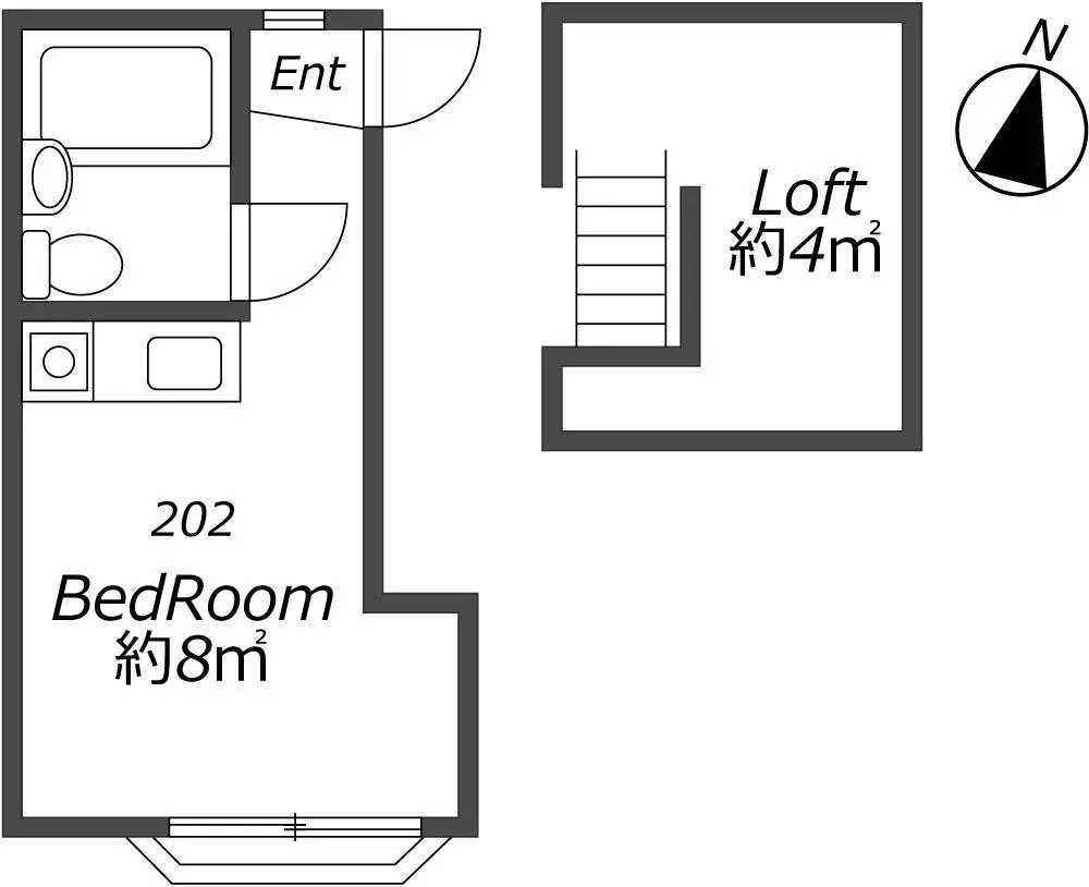 Entire room arrangement/ground plan　全体間取・平面図