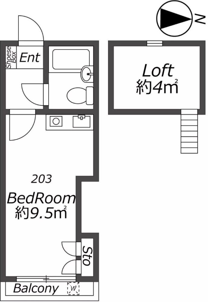 Entire room arrangement/ground plan 全体間取・平面図