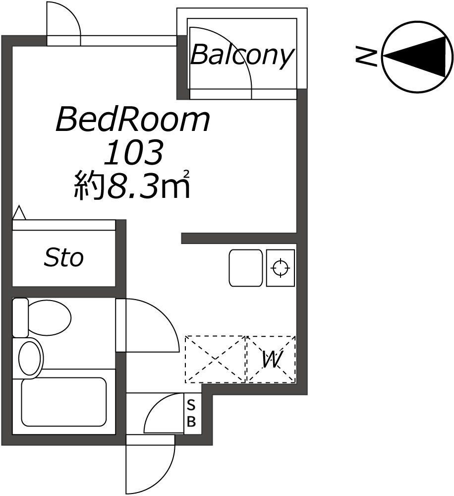 Entire room arrangement/ground plan 全体間取・平面図