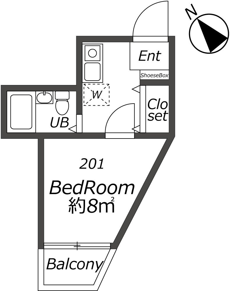Entire room arrangement/ground plan 全体間取・平面図