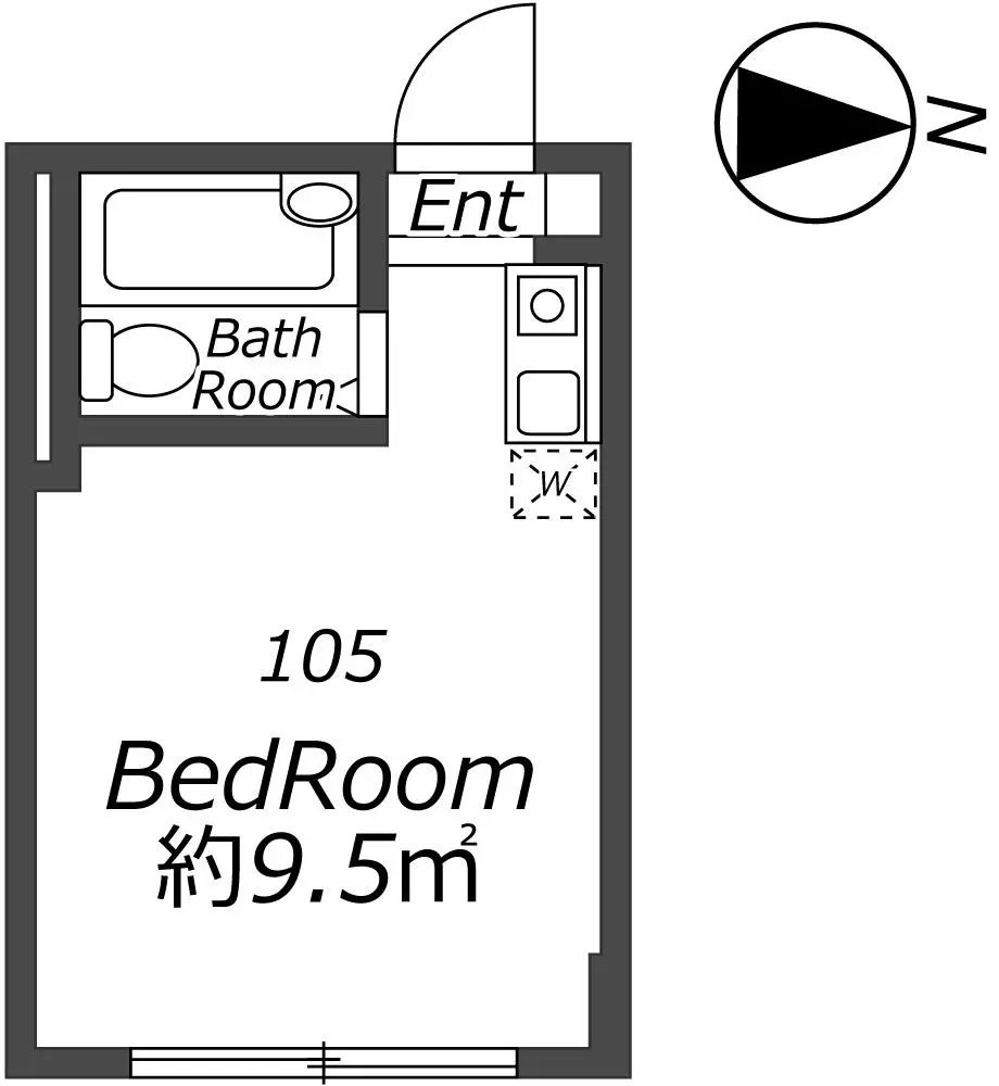 Entire room arrangement/ground plan 全体間取・平面図