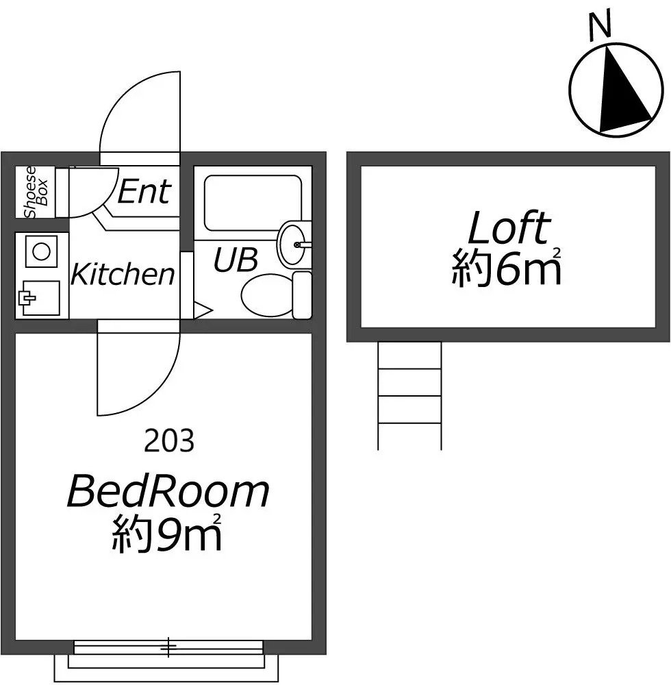 Entire room arrangement/ground plan　全体間取・平面図