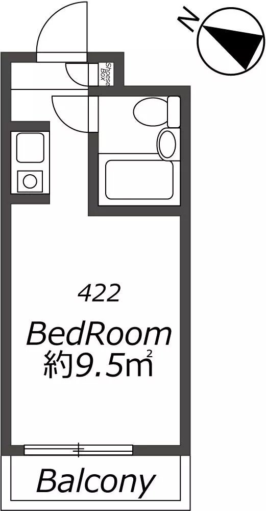 Entire room arrangement/ground plan 全体間取・平面図