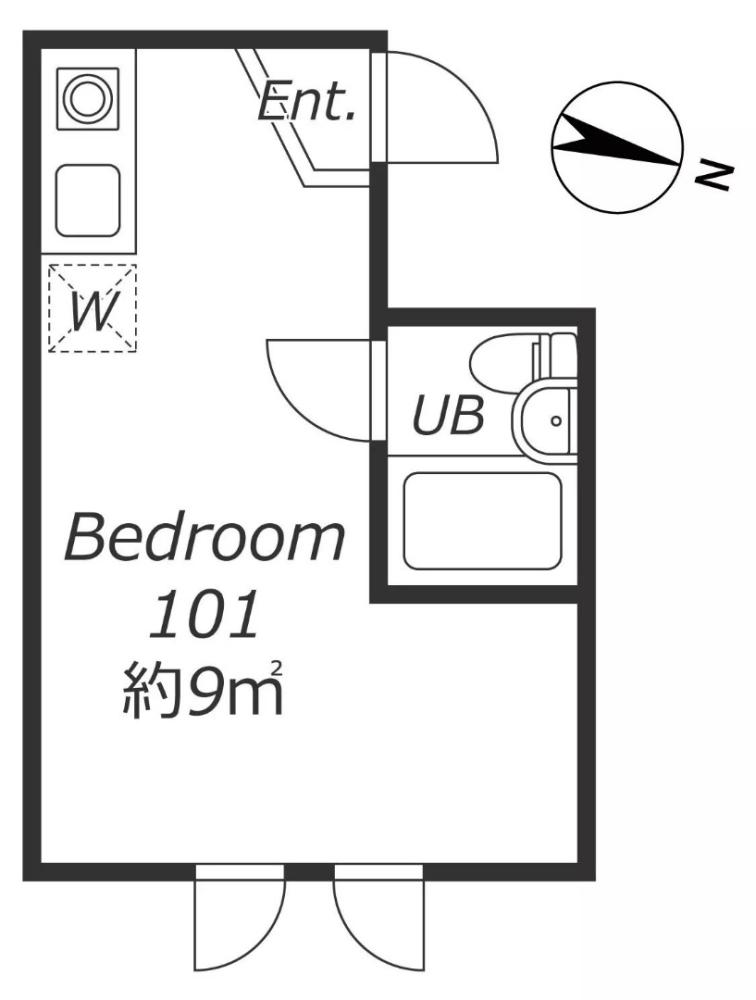 Entire room arrangement/ground plan　全体間取・平面図