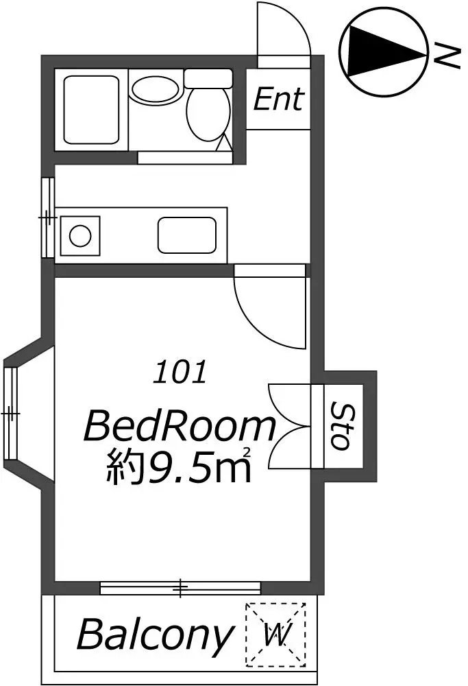 Entire room arrangement/ground plan 全体間取・平面図