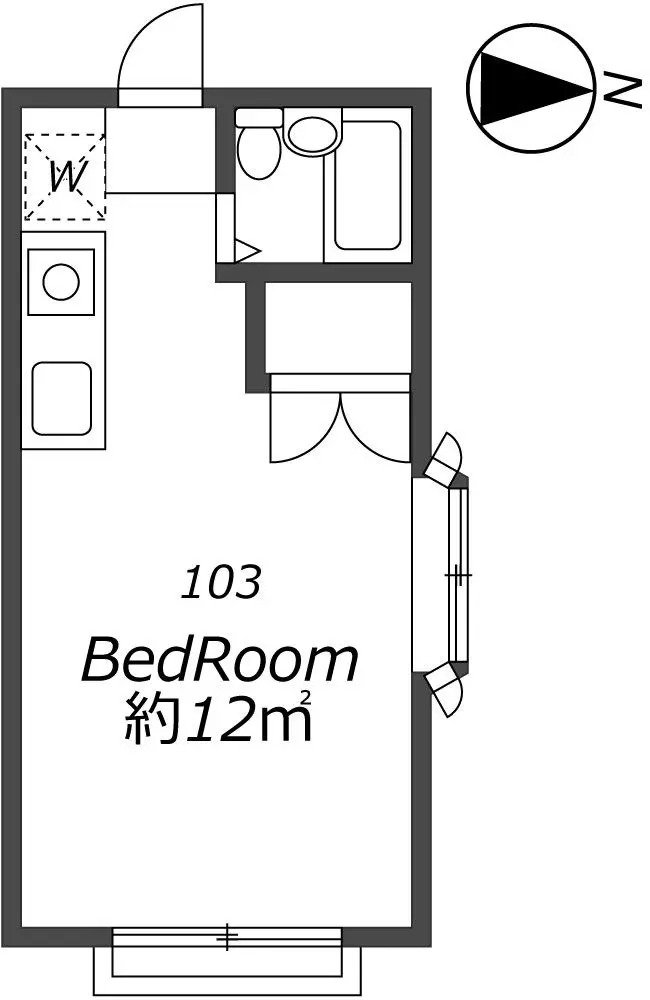 Entire room arrangement/ground plan　全体間取・平面図
