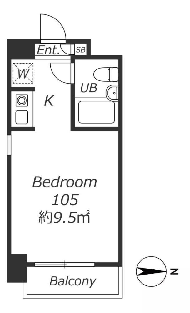 Entire room arrangement/ground plan 全体間取・平面図