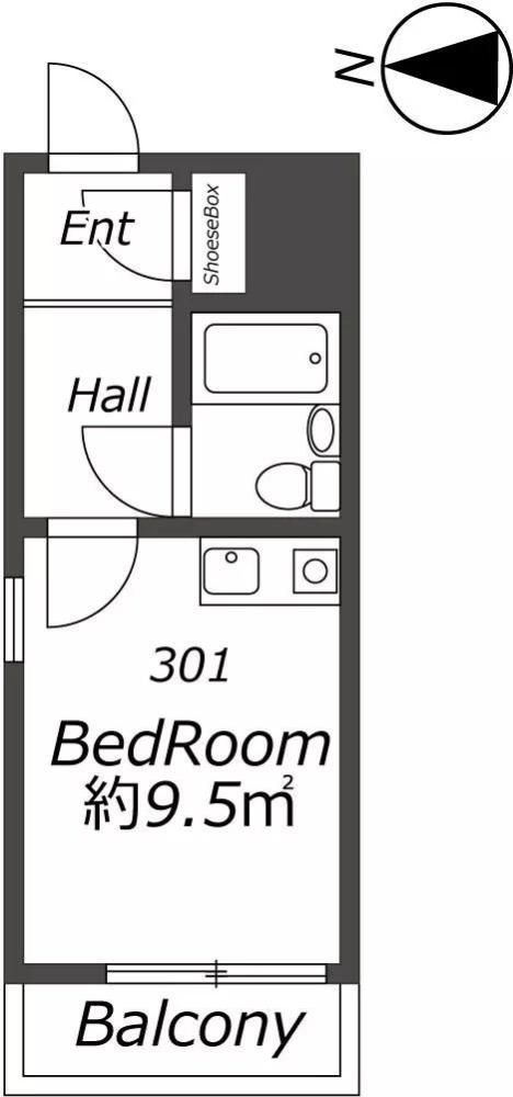 Entire room arrangement/ground plan　全体間取・平面図